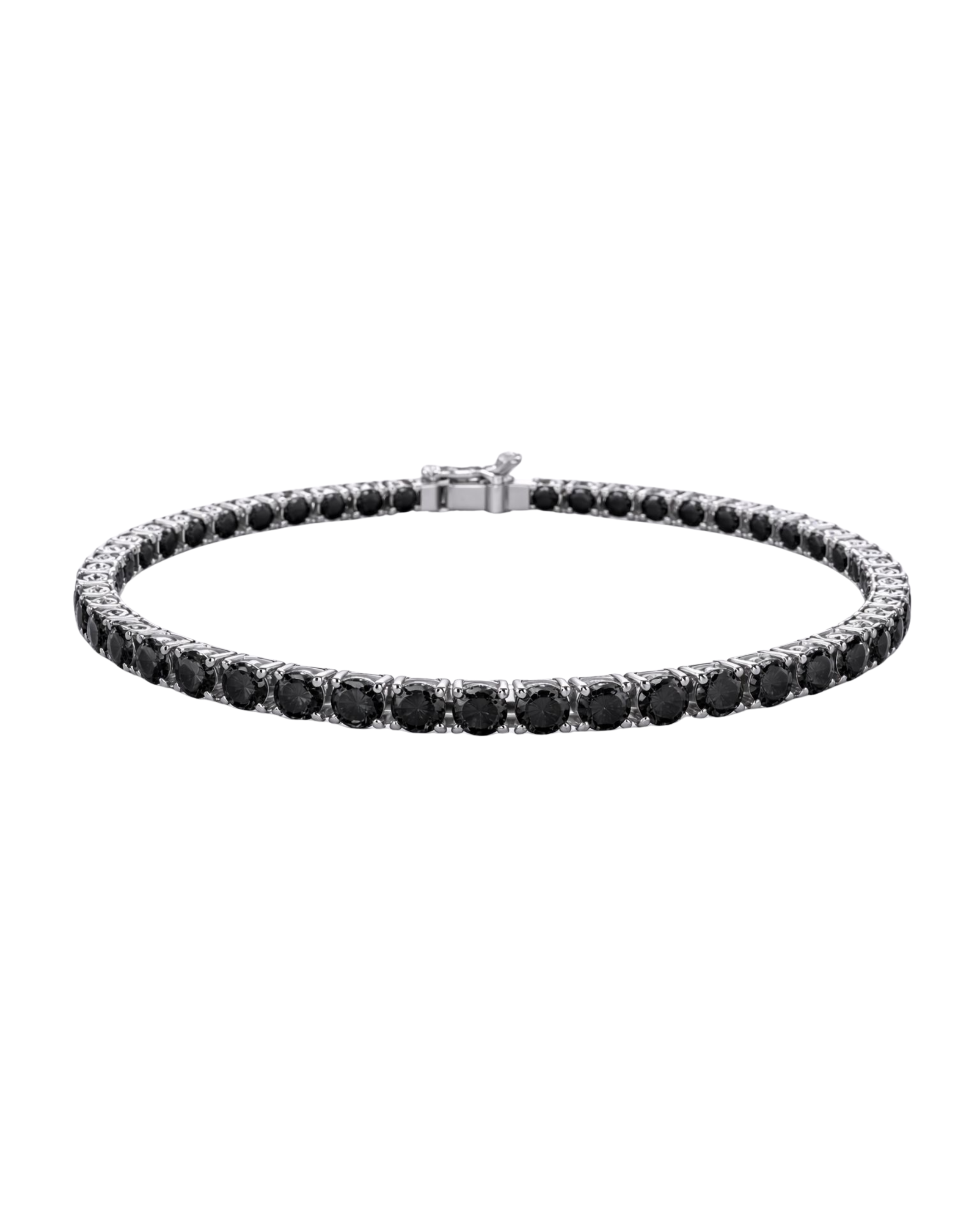 Black Diamond Tennis Bracelet