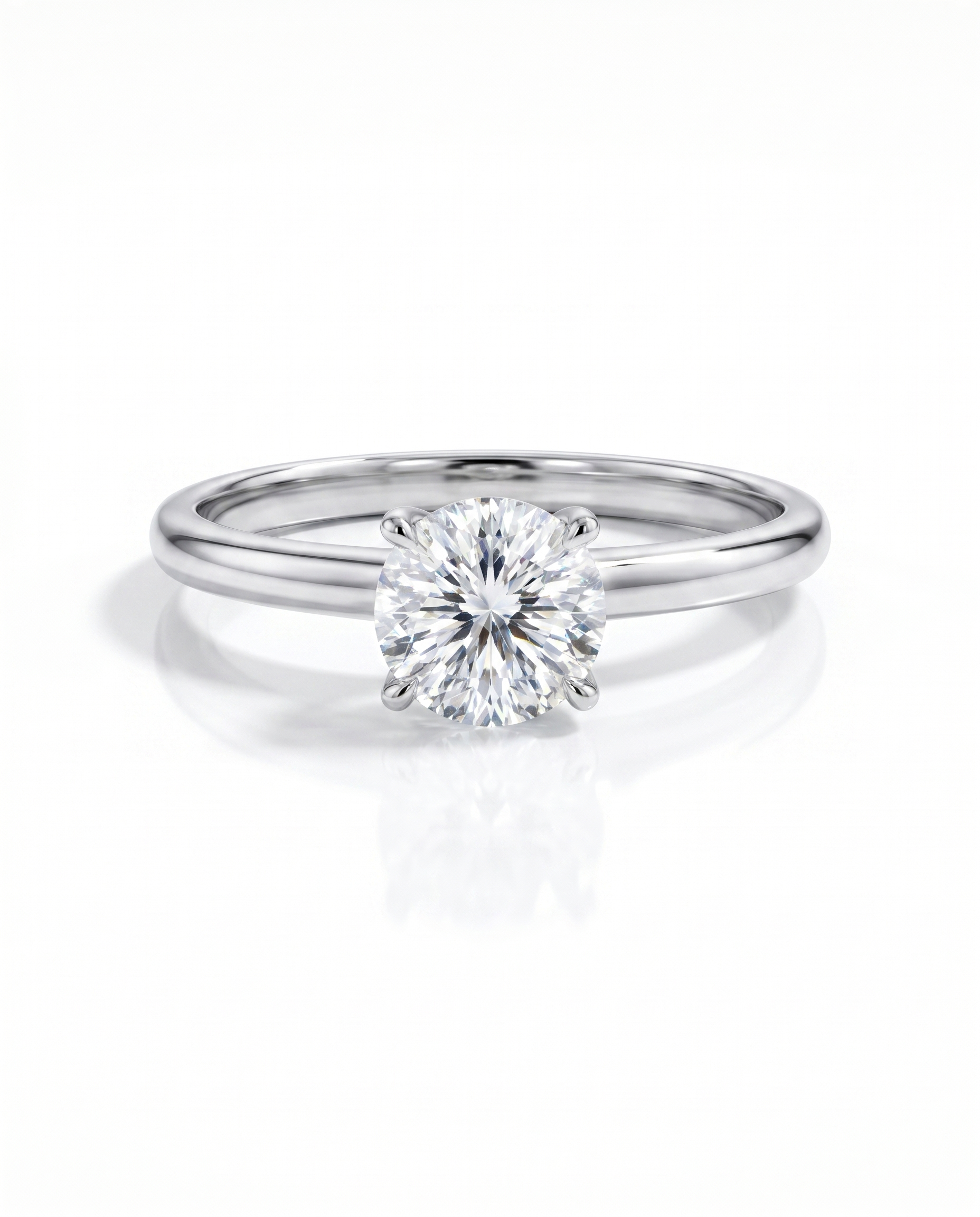 Aurora Solitaire Ring