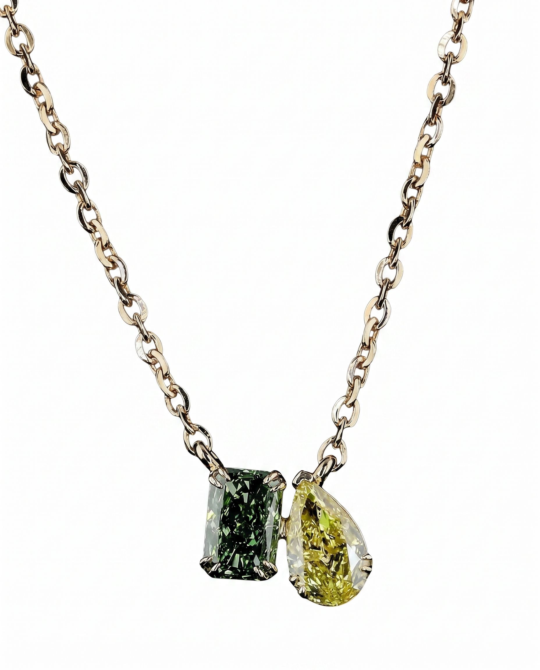 Duality Diamond Pendant